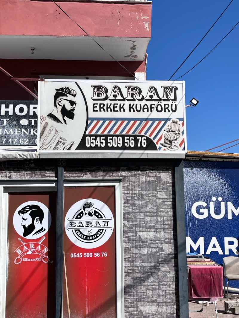 baran erkek kuaförü